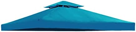 Gazebo Canopy Replacement -Grill Replacement Roof -Gazebos on Clearance Outdoor Shelter Top Double Tiered Canopy, alternate