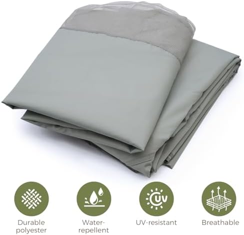Gazebo Cover Replacement for Target Madaga L-GZ136PST, Gray in Gray, alternate view 5