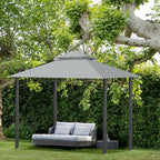 Gazebo Cover Replacement for Target Madaga L-GZ136PST, Gray in Gray, alternate view 7