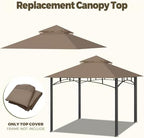 Gazebo Cover Replacement for Target Madaga L-GZ136PST, Khaki in Khaki, alternate view 4