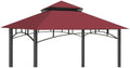 Gazebo Cover Replacement for Target Madaga L-GZ136PST, Red in Red