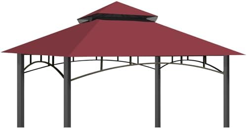 Gazebo Cover Replacement for Target Madaga L-GZ136PST, Red in Red