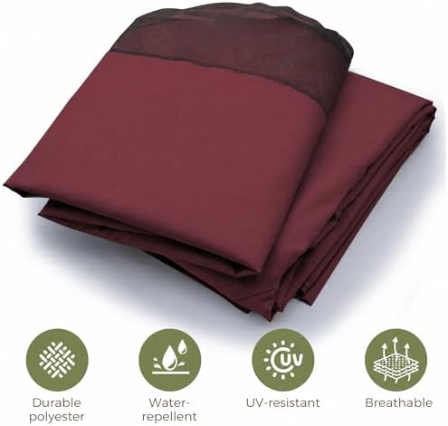 Gazebo Cover Replacement for Target Madaga L-GZ136PST, Red in Red, alternate view 4