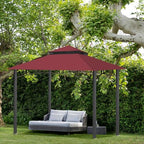 Gazebo Cover Replacement for Target Madaga L-GZ136PST, Red in Red, alternate view 6