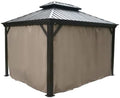 Gazebo Curtain Only for 10' x 12' Hardtop Gazebo