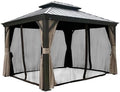 Gazebo Privacy Screen Netting for 12’ x 12’ Gazebo