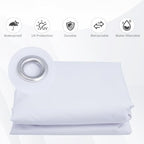 Gazebo Replacement Canopy Top for Target Madaga Gazebo Model L-GZ136PST (White) in White, alternate view 5