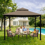 Gazebo Replacement Cover 10x10 FT Canopy Top in 10x10 FT, alternate view 2