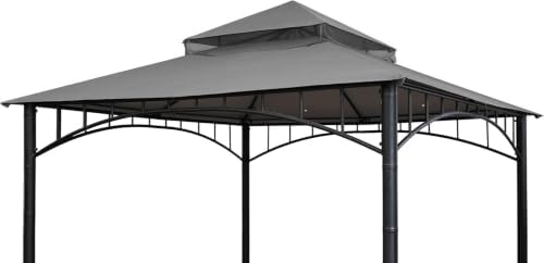 Gazebo Replacement Cover Compatible with SUNJOY Target Madaga 10x10 Gazebo Model L-GZ136PST L-GZ136PST-2/7/9 and