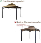 Gazebo Replacement Cover Compatible with Target Madaga 10x10 Gazebo Model L-GZ136PST L-GZ136PST-2/7/9 and Havana, alternate