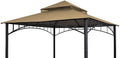 Gazebo Replacement Cover Compatible with Target Madaga 10x10 Gazebo Model L-GZ136PST L-GZ136PST-2/7/9 and Havana