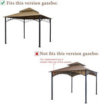 Gazebo Replacement Cover Compatible with Target Madaga 10x10 Gazebo Model L-GZ136PST L-GZ136PST-2/7/9 and Havana, alternate