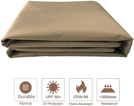 Gazebo Replacement Cover Compatible with Target Madaga 10x10 Gazebo Model L-GZ136PST L-GZ136PST-2/7/9 and Havana, alternate