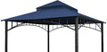 Gazebo Replacement Cover Compatible with Target Madaga 10x10 Gazebo Model L-GZ136PST L-GZ136PST-2/7/9 and Havana