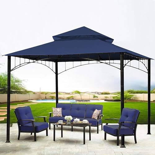 Gazebo Replacement Cover Compatible with Target Madaga 10x10 Gazebo Model L-GZ136PST L-GZ136PST-2/7/9 and Havana, alternate