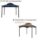 Gazebo Replacement Cover Compatible with Target Madaga 10x10 Gazebo Model L-GZ136PST L-GZ136PST-2/7/9 and Havana, alternate