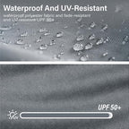 Gazebo Replacement Privacy Curtains 10'x10' with Zipper and 4-Panels Side Wall Universal Replacement for, alternate view 3