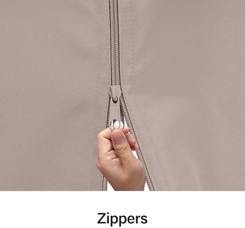 Gazebo Replacement Privacy Curtains 10'x13' with Zipper and 4-Panels Side Wall Universal Replacement for, alternate view 3
