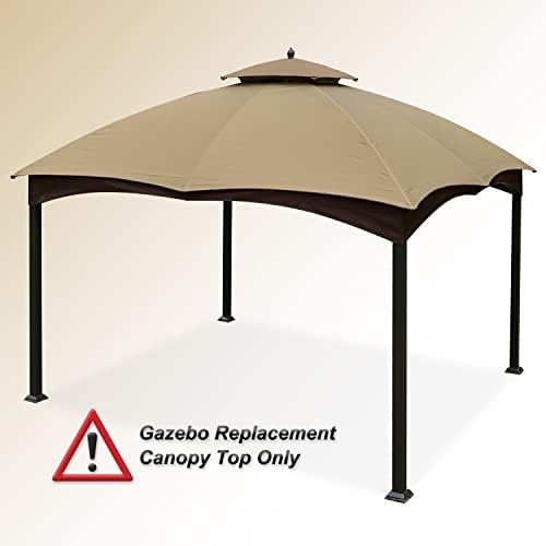 Gazebo Replacement Top for Lowe's Allen Roth #GF-12S004B-1, Beige in Beige, alternate view 5