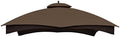 Gazebo Replacement Top for Lowe's Allen Roth #GF-12S004B-1, Brown in Brown