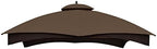 Gazebo Replacement Top for Lowe's Allen Roth #GF-12S004B-1, Brown in Brown