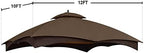 Gazebo Replacement Top for Lowe's Allen Roth #GF-12S004B-1, Brown in Brown, alternate view 3