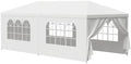 Gazebo Tent, Outdoor Canopy Shelter with Removable Sidewalls and Windows, Waterproof Heavy Duty Canopy for