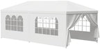 Gazebo Tent, Outdoor Canopy Shelter with Removable Sidewalls and Windows, Waterproof Heavy Duty Canopy for