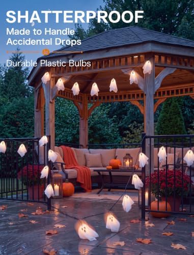 Ghost String Lights, 8.5FT 10 LED Plug-in Lights, alternate view 5
