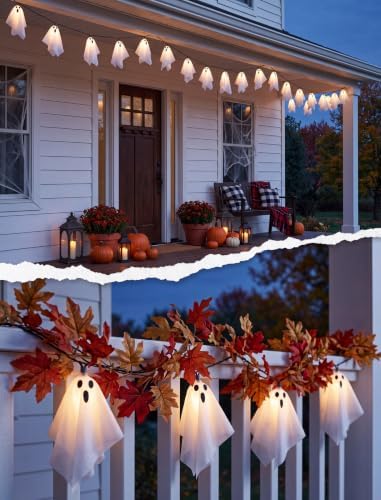 Ghost String Lights, 8.5FT 10 LED Plug-in Lights, alternate view 7