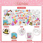 Giant Coloring Poster for Classroom Wall - Versatile 31.5 x 72 Inches Happy New Year Activity Poster/Table, alternate view 2