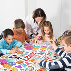 Giant Coloring Poster for Classroom Wall - Versatile 31.5 x 72 Inches Happy New Year Activity Poster/Table, alternate view 5