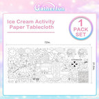 Giant Coloring Poster for Classroom Wall - Versatile 31.5 x 72 Inches Summer Activity Poster/Table Cover, School, alternate