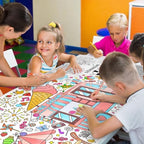 Giant Coloring Poster for Classroom Wall - Versatile 31.5 x 72 Inches Summer Activity Poster/Table Cover, School, alternate