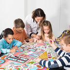 Giant Coloring Poster for Classroom Wall - Versatile 31.5 x 72 Inches Summer Activity Poster/Table Cover, School, alternate
