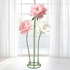 Giant Flower Stand Kit - 3 Pcs 78.7 Inch Green Flexible PVC Pipe & Sturdy Flower Pole Display Stand Base for, alternate view