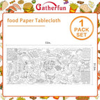 Giant Kids Coloring Poster | 31.5 x 72 Fun Food-Themed Activity for Classroom, Birthday & Events | Versatile as, alternate