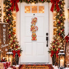Gingerbread Christmas Decorations Joy Hanging Wooden Sign, alternate view 2