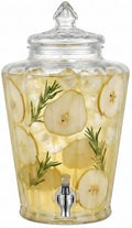 Glass Beverage Drink Dispenser Royal Ridge - 2.3 Gal Clear