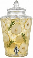 Glass Beverage Drink Dispenser Royal Ridge - 2.3 Gal Clear