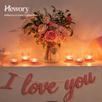 Glass Tealight Candle Holder: 24 PCS Pink Votive Candle Holders Bulk in Pink, alternate view 7
