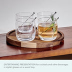 Glenwood Double Old Fashioned Barware Entertaining Set, 9 Piece, alternate view 4