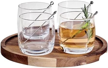 Glenwood Double Old Fashioned Barware Entertaining Set, 9 Piece, alternate view 5