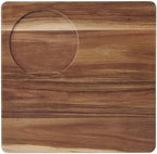 Glenwood Square Serve Board Tray with Glass Cloche Dome, 14 inch, alternate view 5