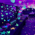 Glow in The Dark 3D Butterfly 24 Pcs 3 Sizes, Luminous Butterfly Stickers for Ceiling or Wall, Glow in The Dark, alternate
