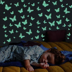 Glow in The Dark 3D Butterfly 24 Pcs 3 Sizes, Luminous Butterfly Stickers for Ceiling or Wall, Glow in The Dark, alternate