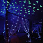 Glow in The Dark 3D Butterfly 24 Pcs 3 Sizes, Luminous Butterfly Stickers for Ceiling or Wall, Glow in The Dark, alternate