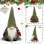 Gnome Christmas Decorations, Gnomes Plush Ornaments Swedish Tomte, alternate view 3