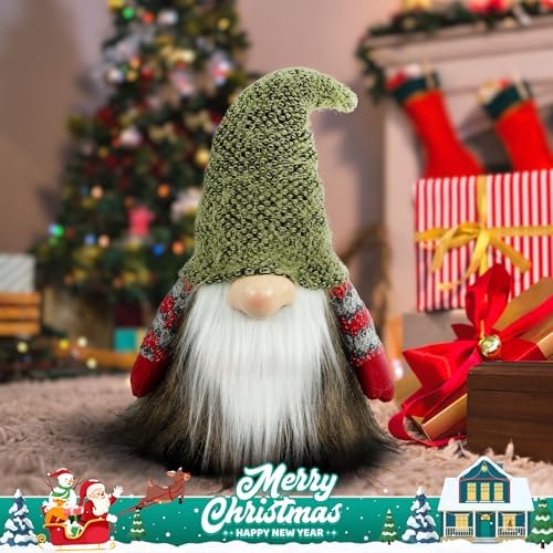 Gnome Christmas Decorations, Gnomes Plush Ornaments Swedish Tomte, alternate view 5