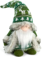 Gnome Christmas Decorations - Plush Scandinavian Tabletop Gnome